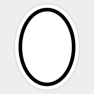 Panda Last Minute Costume Halloween Sticker